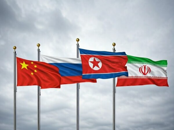 러시아·중국·북한·이란 간의 시너지로 인한 군사적 위협 증대가 우려스러운 수준으로 올라갔다는 전문가 분석이 나왔다./제미나이 생성 이미지
