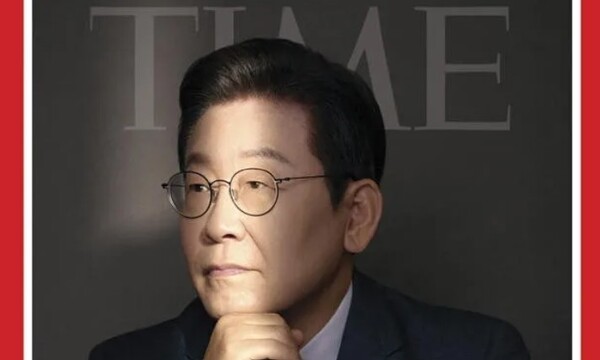 미국 시사 주간지 타임지에 실린 이재명 대통령 사진/타임지