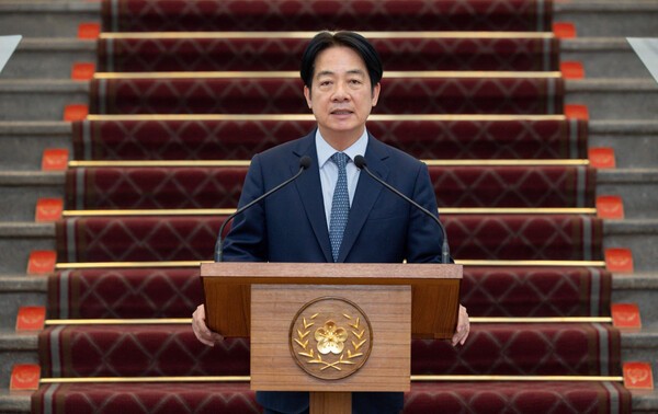 라이칭더 대만 총통이 3월 13일(현지시간) 대만 타이베이에서 '중국 침투 위협' 종합대책을 발표하고 있다./AFPB