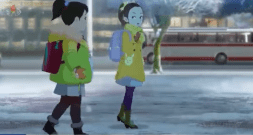 2021년 북한 TV에서 방영된 과체중·비만 경고 애니메이션./조선일보