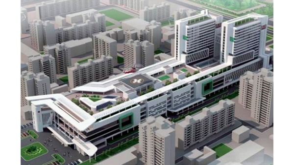 평양종합병원 조감도/연합뉴스